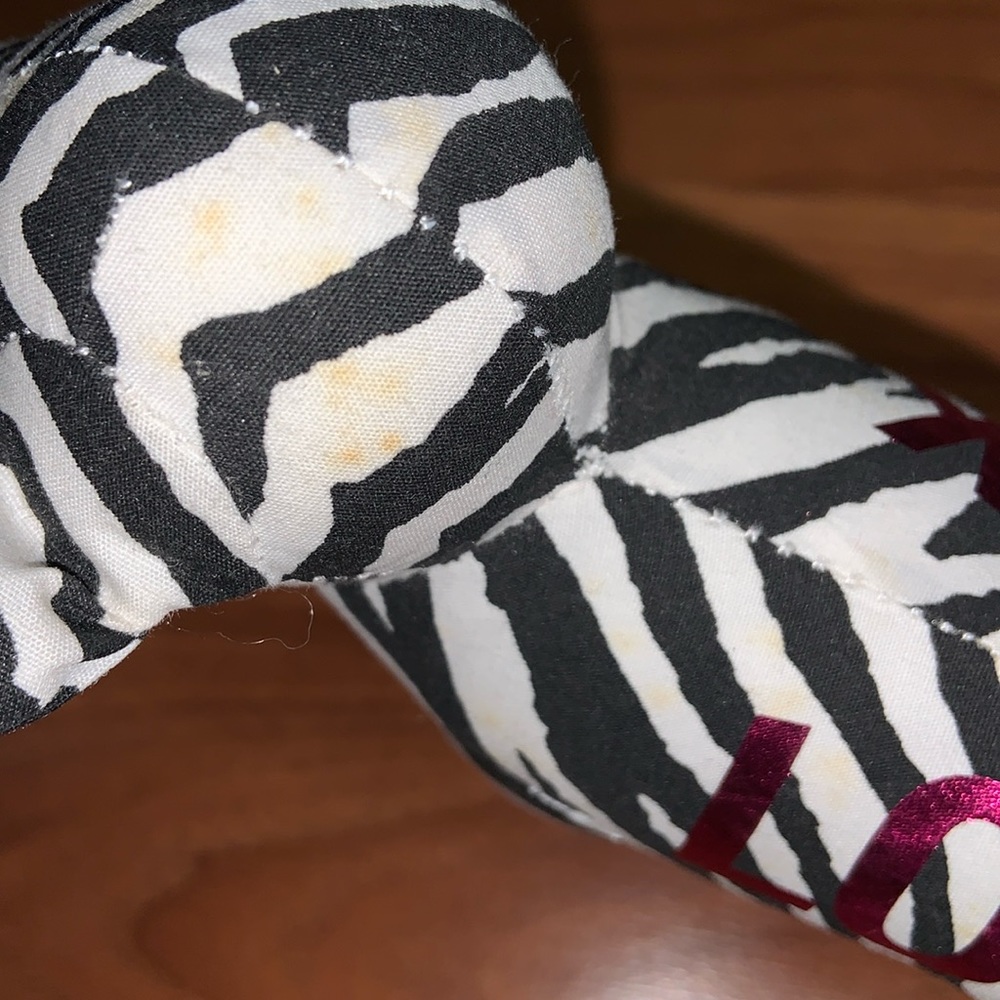 NWT PINK by Victoria’s Secret Zebra Print Dog - Picture 7 of 11
